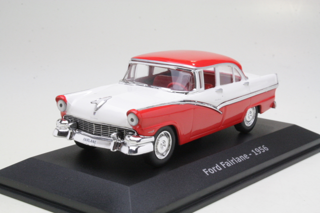 Ford Fairlane 1956, punainen/valkoinen
