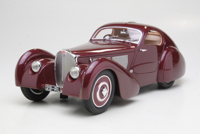 Bugatti Type 51 Dubos Coupe 1931, tummanpunainen - Sulje napsauttamalla kuva