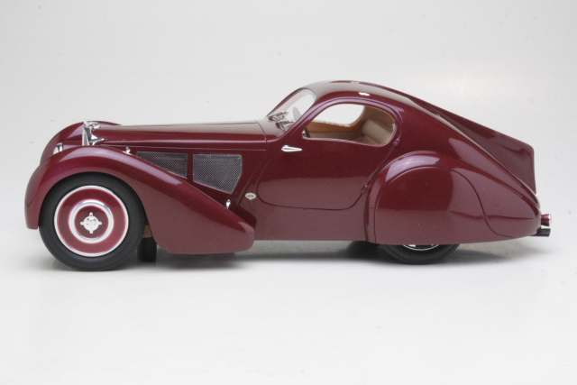 Bugatti Type 51 Dubos Coupe 1931, tummanpunainen - Sulje napsauttamalla kuva