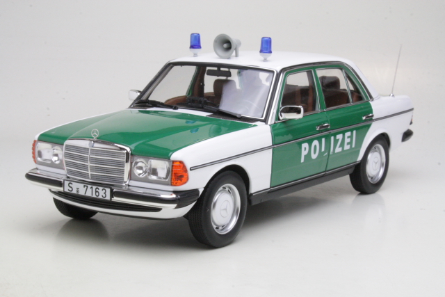 Mercedes 200 (w123) 1976 "Polizei" (B-LAATU) - Sulje napsauttamalla kuva