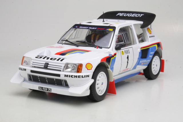 Peugeot 205 T16, Monte Carlo 1986, T.Salonen, no.1