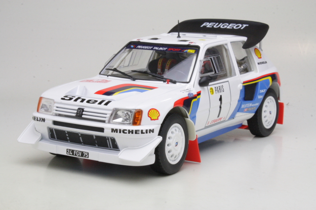 Peugeot 205 T16, Monte Carlo 1986, T.Salonen, no.1 - Sulje napsauttamalla kuva