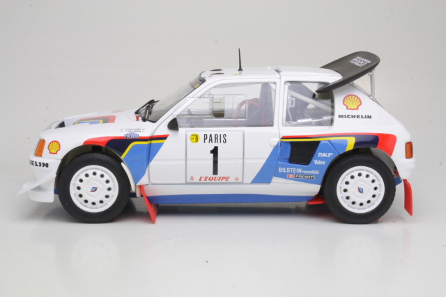 Peugeot 205 T16, Monte Carlo 1986, T.Salonen, no.1 - Sulje napsauttamalla kuva