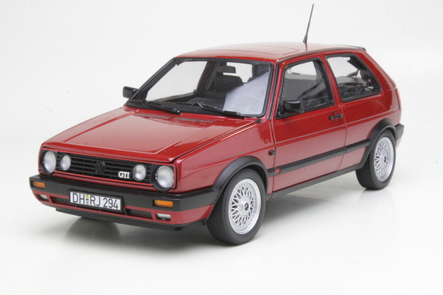 VW Golf 3 GTi 1990, punainen - Sulje napsauttamalla kuva