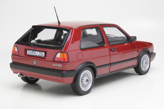 VW Golf 3 GTi 1990, punainen - Sulje napsauttamalla kuva