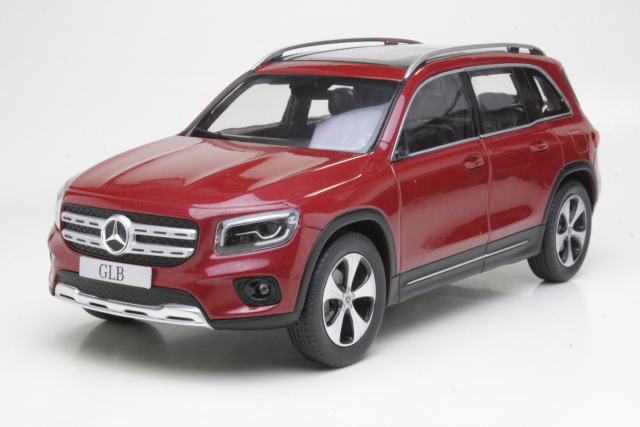 Mercedes GLB (X247) 2019, punainen