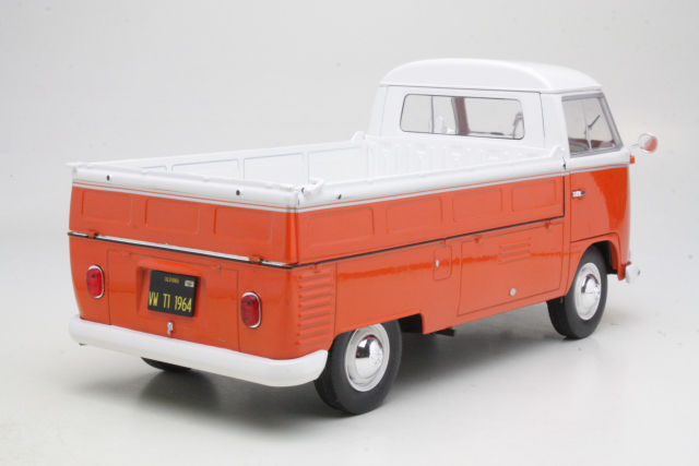 VW T1 Pick-Up 1950, orange/white - Click Image to Close