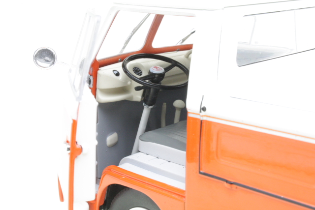 VW T1 Pick-Up 1950, orange/white - Click Image to Close