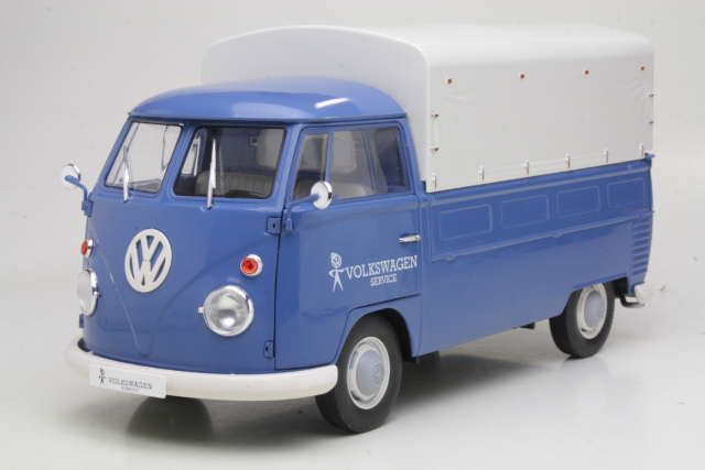 VW T1 Pick-Up 1950, blue "Volkswagen Service" - Click Image to Close