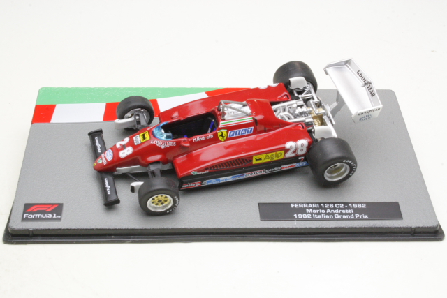 Ferrari 126 C2, Italy GP 1982, M.Andretti, no.28 - Sulje napsauttamalla kuva
