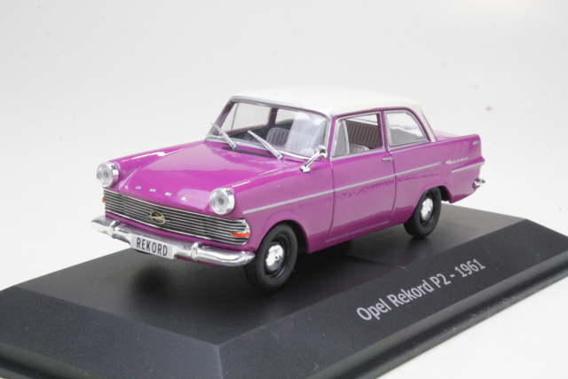 Opel Rekord P2 1961, lilla/beige