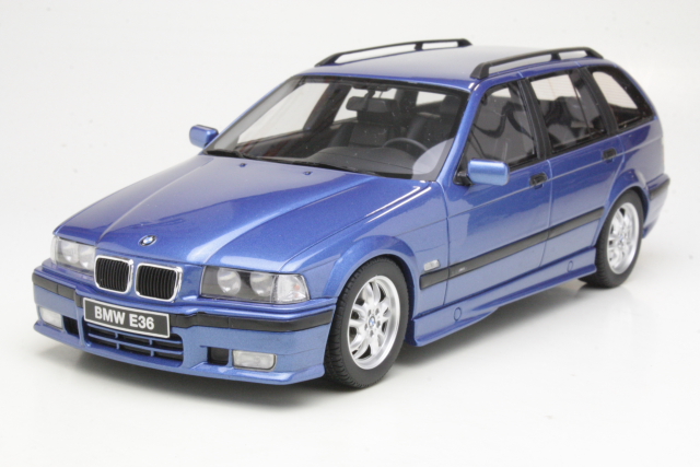 BMW 328i Touring (e36) M Pack 1997, sininen - Sulje napsauttamalla kuva