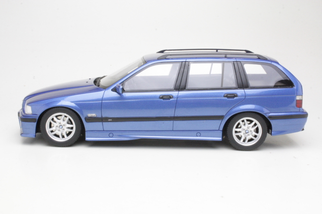 BMW 328i Touring (e36) M Pack 1997, sininen - Sulje napsauttamalla kuva