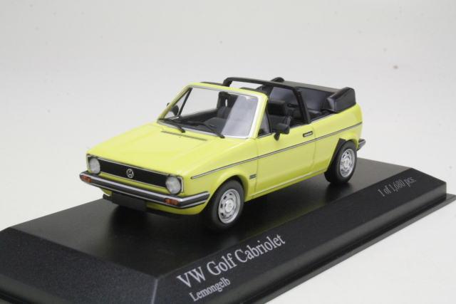 VW Golf 1 Cabriolet 1980, keltainen