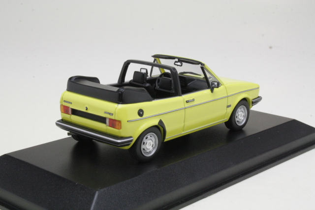 VW Golf 1 Cabriolet 1980, yellow - Click Image to Close
