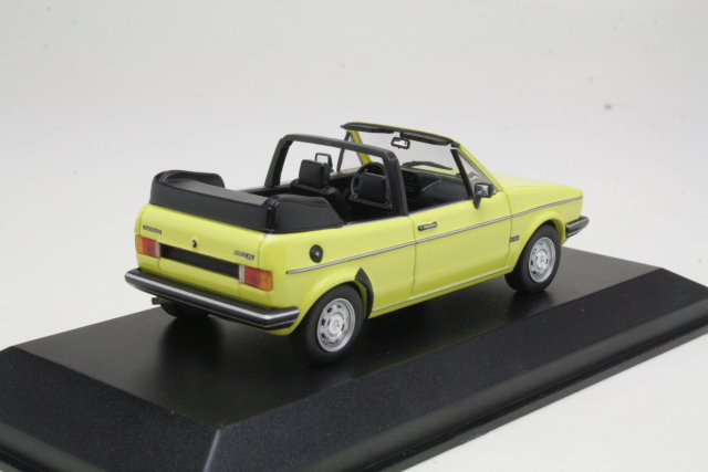 VW Golf 1 Cabriolet 1980, yellow