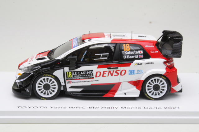 Toyota Yaris WRC, Monte Carlo 2021, T.Katsuta, no.18 - Click Image to Close