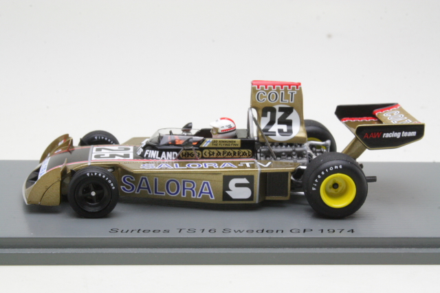 Surtees TS16, Swedish GP 1974, L.Kinnunen, no.23