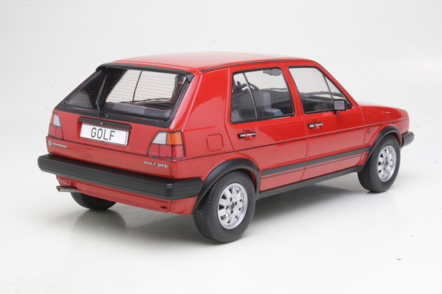 VW Golf 2 GTD 5d 1984, punainen - Sulje napsauttamalla kuva