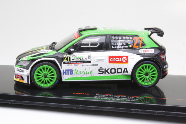 Skoda Fabia R5 Evo, Monza 2020, O.Solberg, no.27 - Sulje napsauttamalla kuva