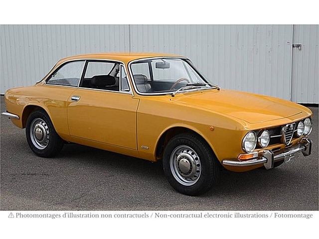 Alfa Romeo GTV 1750 1970, keltainen