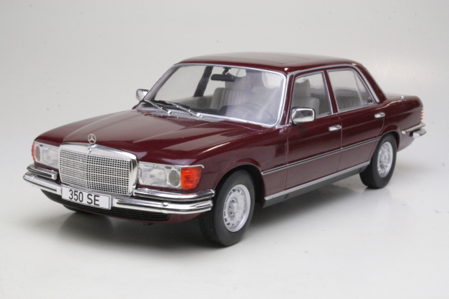 Mercedes 350SE (w116) 1972, tummanpunainen
