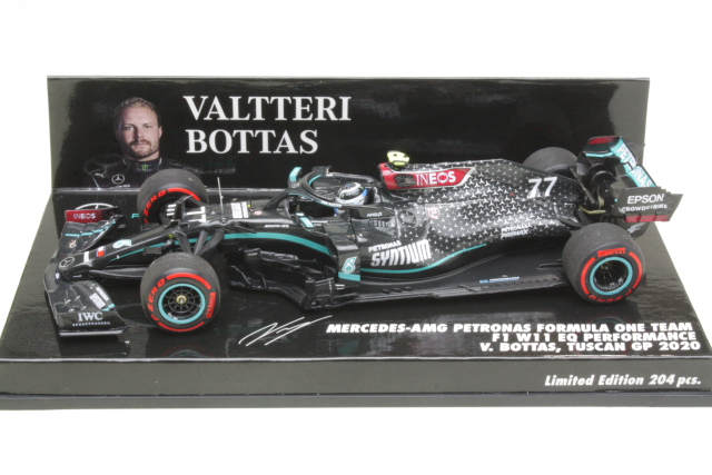 Mercedes-AMG W11, 2nd. Tuscany GP 2020, V.Bottas, no.77 - Sulje napsauttamalla kuva