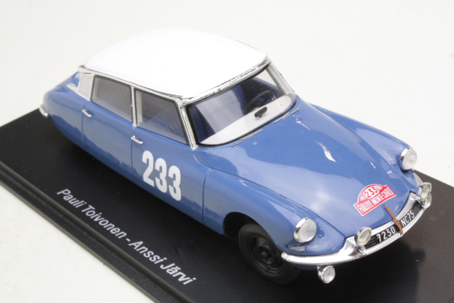 Citroen DS19, 2nd. Monte Carlo 1963, P.Toivonen/A.Järvi, no.233
