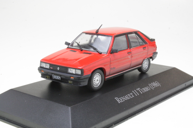 Renault 11 Turbo 1986, punainen - Sulje napsauttamalla kuva