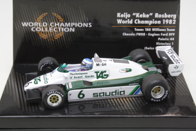 Williams Ford FW08, World Champion 1982, K.Rosberg, no.6 - Sulje napsauttamalla kuva