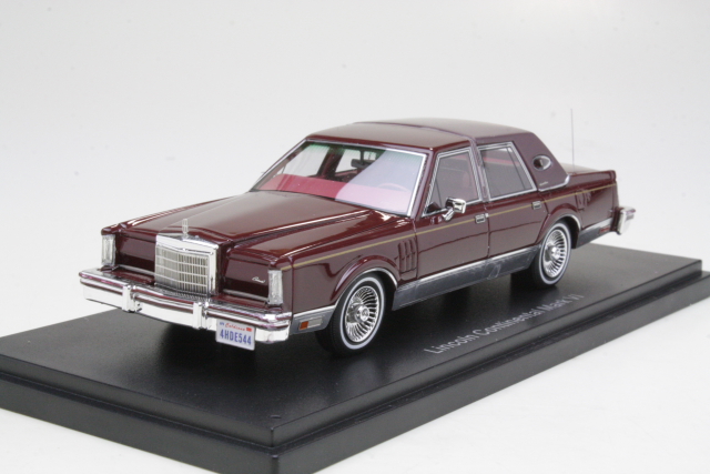 Lincoln Continental Mark VI Signature series 1980, tummanpunaine - Sulje napsauttamalla kuva