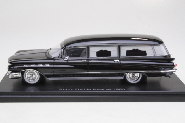 Buick Electra 1960 hearse, musta