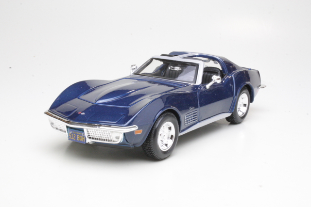 Chevrolet Corvette C3 1970, tummansininen - Sulje napsauttamalla kuva