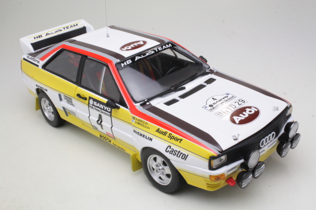 Audi Quattro A2, New Zealand 1984, H.Mikkola, no.4 - Sulje napsauttamalla kuva