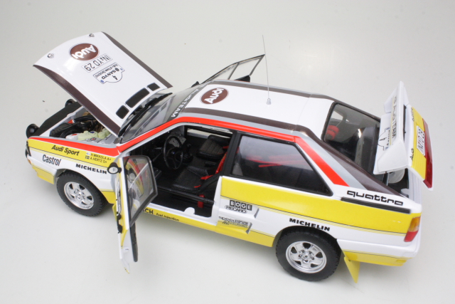 Audi Quattro A2, New Zealand 1984, H.Mikkola, no.4 - Sulje napsauttamalla kuva