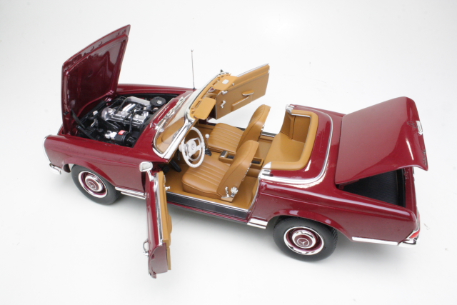 Mercedes 230SL (w113) 1963, dark red