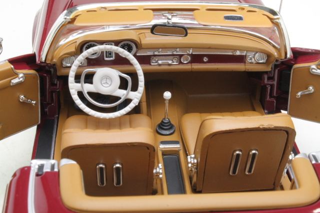 Mercedes 230SL (w113) 1963, dark red