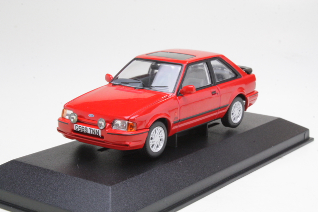 Ford Escort Mk4 XR3i 1989, punainen - Sulje napsauttamalla kuva