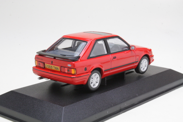 Ford Escort Mk4 XR3i 1989, punainen - Sulje napsauttamalla kuva