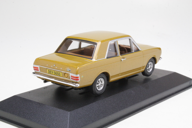 Ford Cortina Lotus Mk2, gold "Colin Chapman"