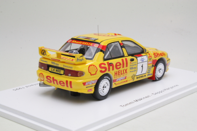 Mitsubishi Lancer Evo III, 1st. Finland 1995, T.Mäkinen, no.1 - Sulje napsauttamalla kuva