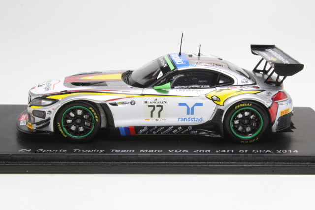 BMW Z4 GT3, 2nd. 24h Spa 2014, L.Luhr/D.Werner/M.Palttala, no.77