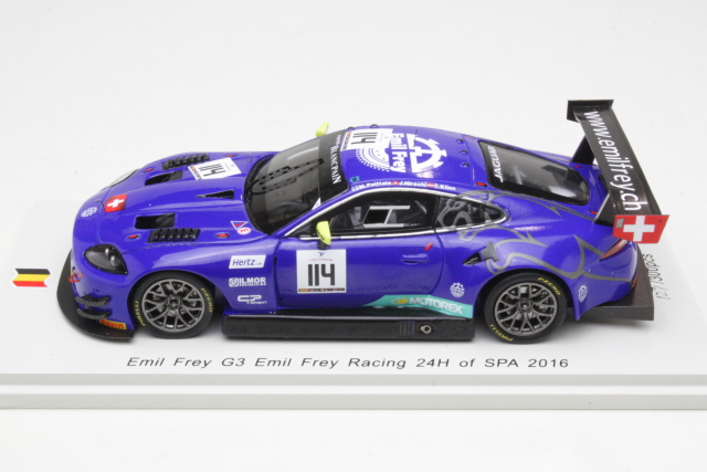 Jaguar G3, 24h SPA 2016, J.Hirschi/C.Klien/M.Palttala, no.114