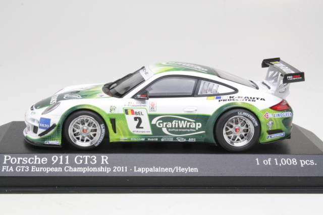 Porsche 911 GT3-R, FIA GT3 Championship 2011, Lappalainen/Heylen - Sulje napsauttamalla kuva