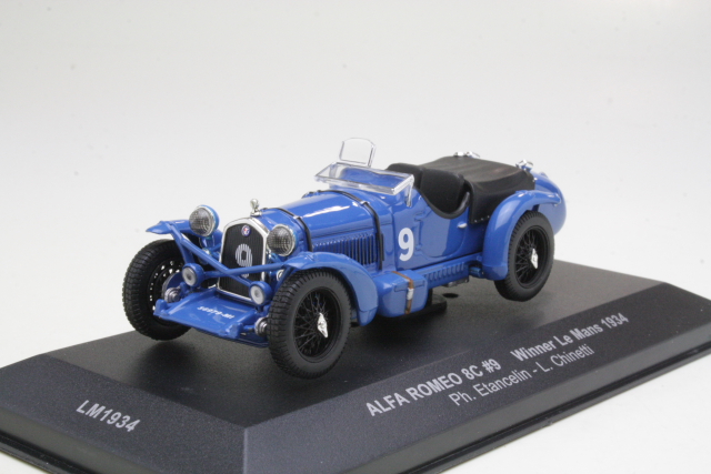Alfa Romeo 8C, LeMans 1934, Ph.Etancelin/L.Chinetti, no.9