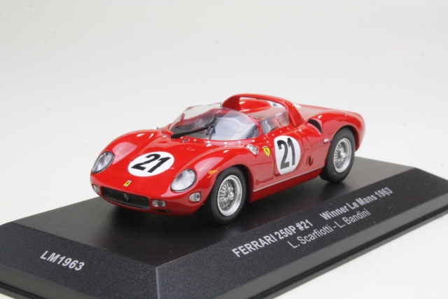 Ferrari 250P, LeMans 1963, L.Scarfiotti/L.Bandini, no.21