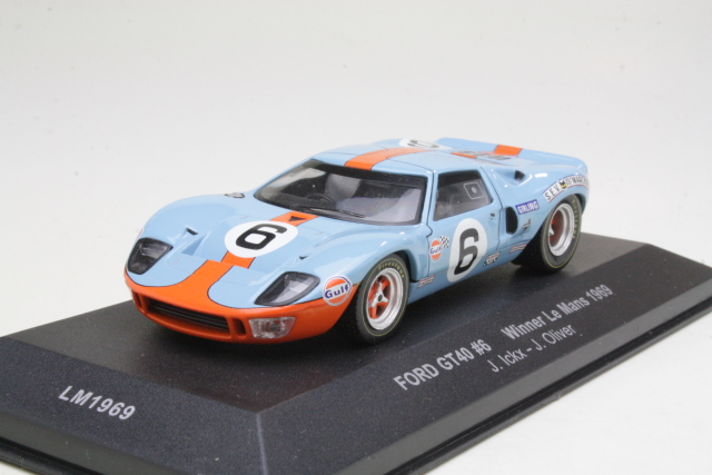 Ford GT40, LeMans 1969, J.Ickx/J.Oliver, no.6
