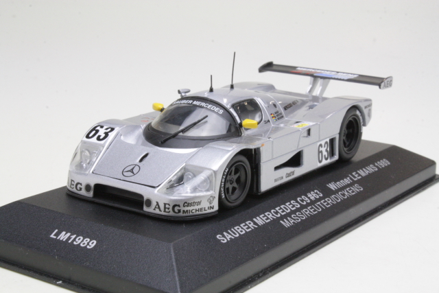 Sauber Mercedes C9, LeMans 1989, Mass/Reuter/Dickens, no.63