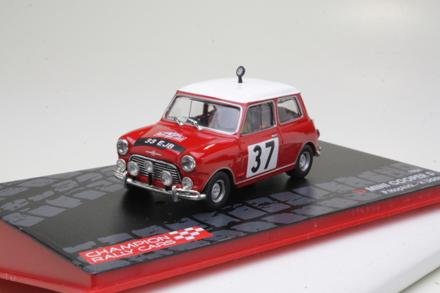 Mini Cooper S, Monte Carlo 1964, P.Hopkirk, no.37 - Sulje napsauttamalla kuva