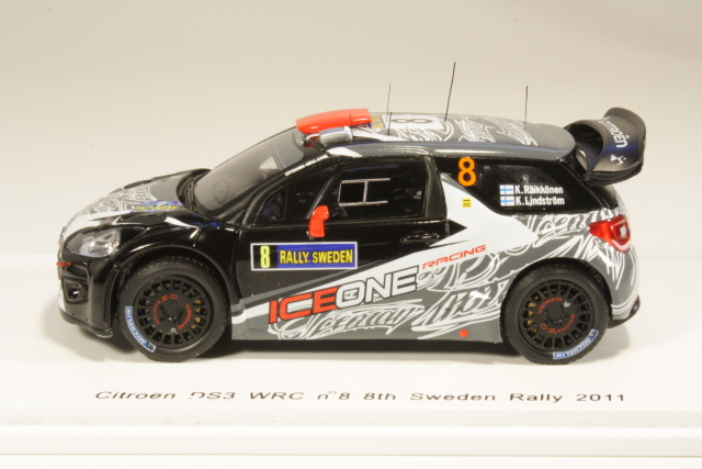 Citroen DS3 WRC, 8th. Sweden 2011, K.Raikkonen, no.8